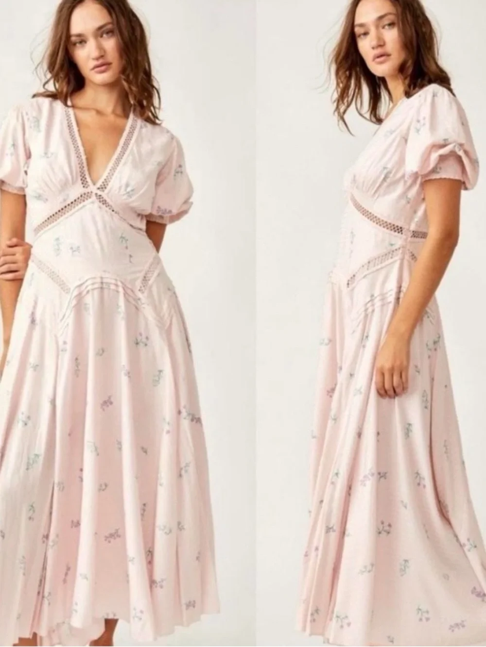 Free People Still in Love Maxi Dress Size 8 - Picture 6 of 6